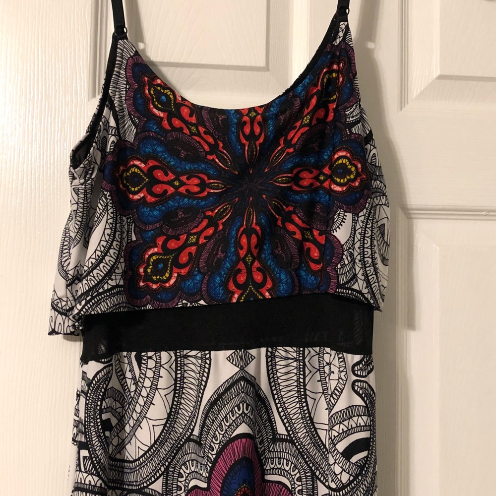 Multi colored maxi dress